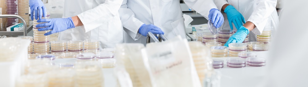 Laboratory workers